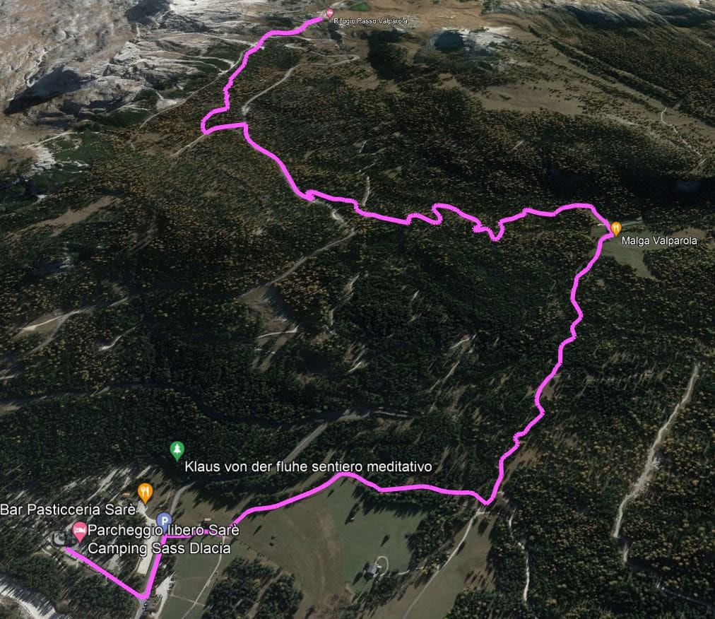 Camping Sass Dlacia - Malga Valparola