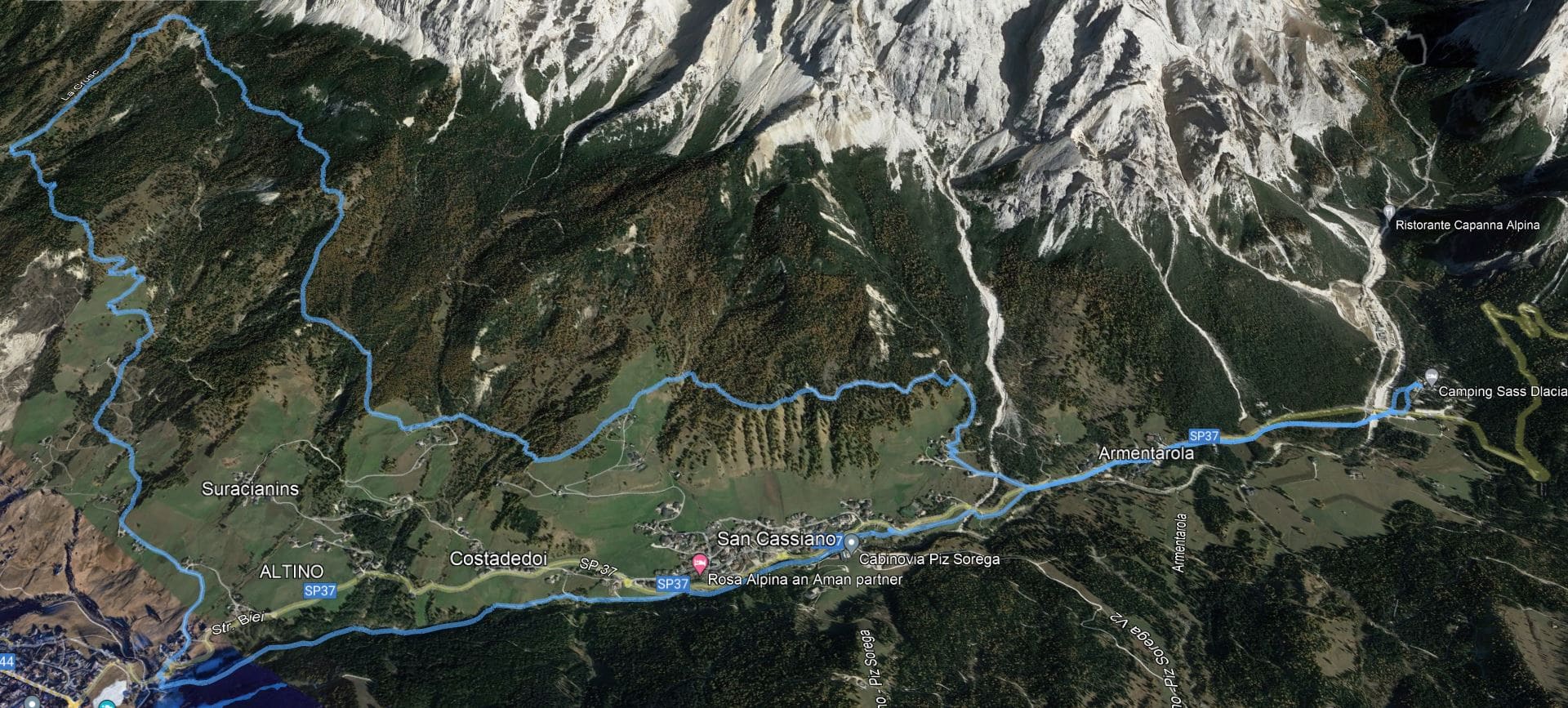 Camping Sass Dlacia - La Crusc refuge