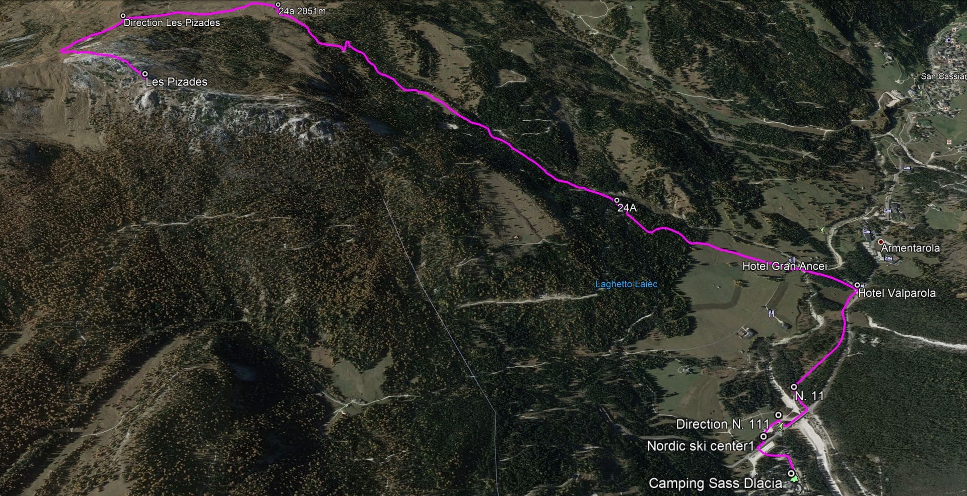 Camping Sass Dlacia - Les Pizades