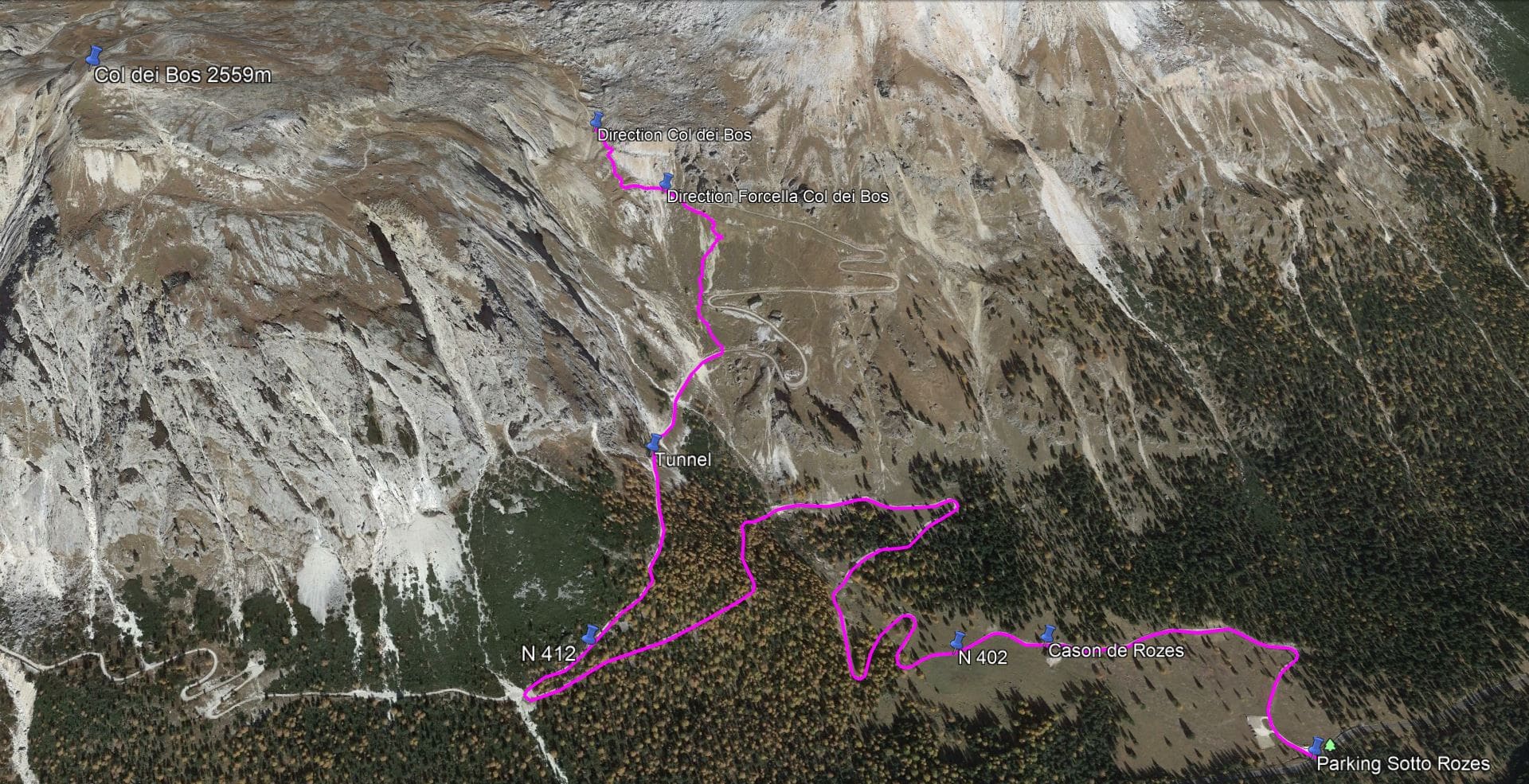 Falzarego - Col dei Bos