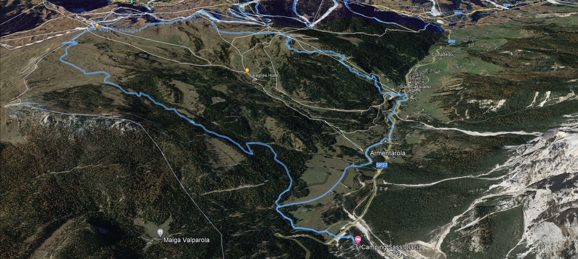 Camping Sass Dlacia - Pralongià - Piz Sorega