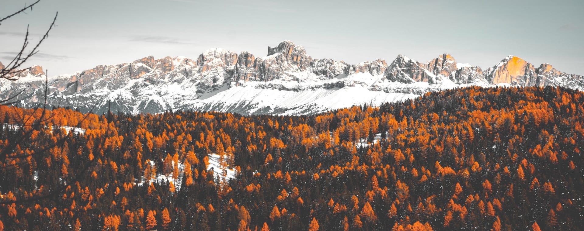 Autumn colours in the Dolomites